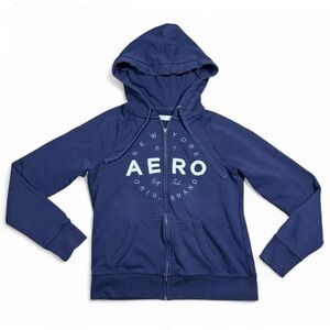 Aeropostale Navy Pullover Sweatshirt with Label